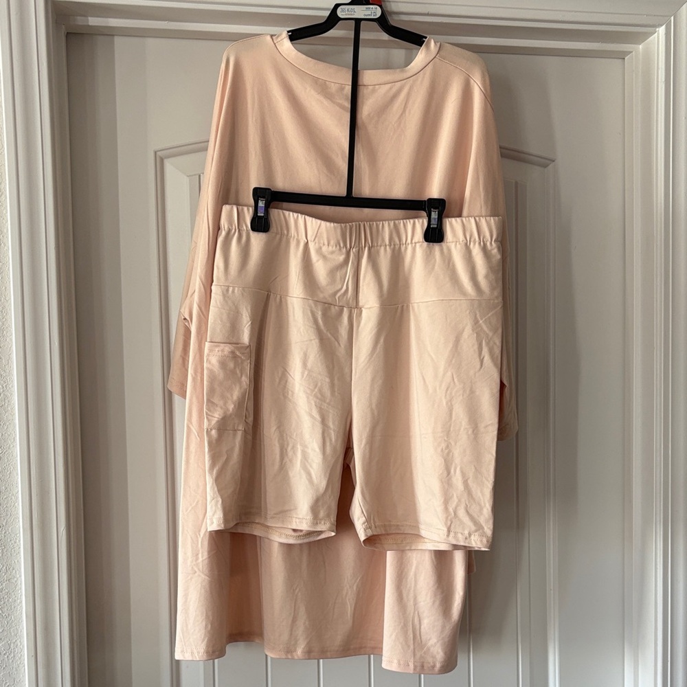 Peach Loungewear Set